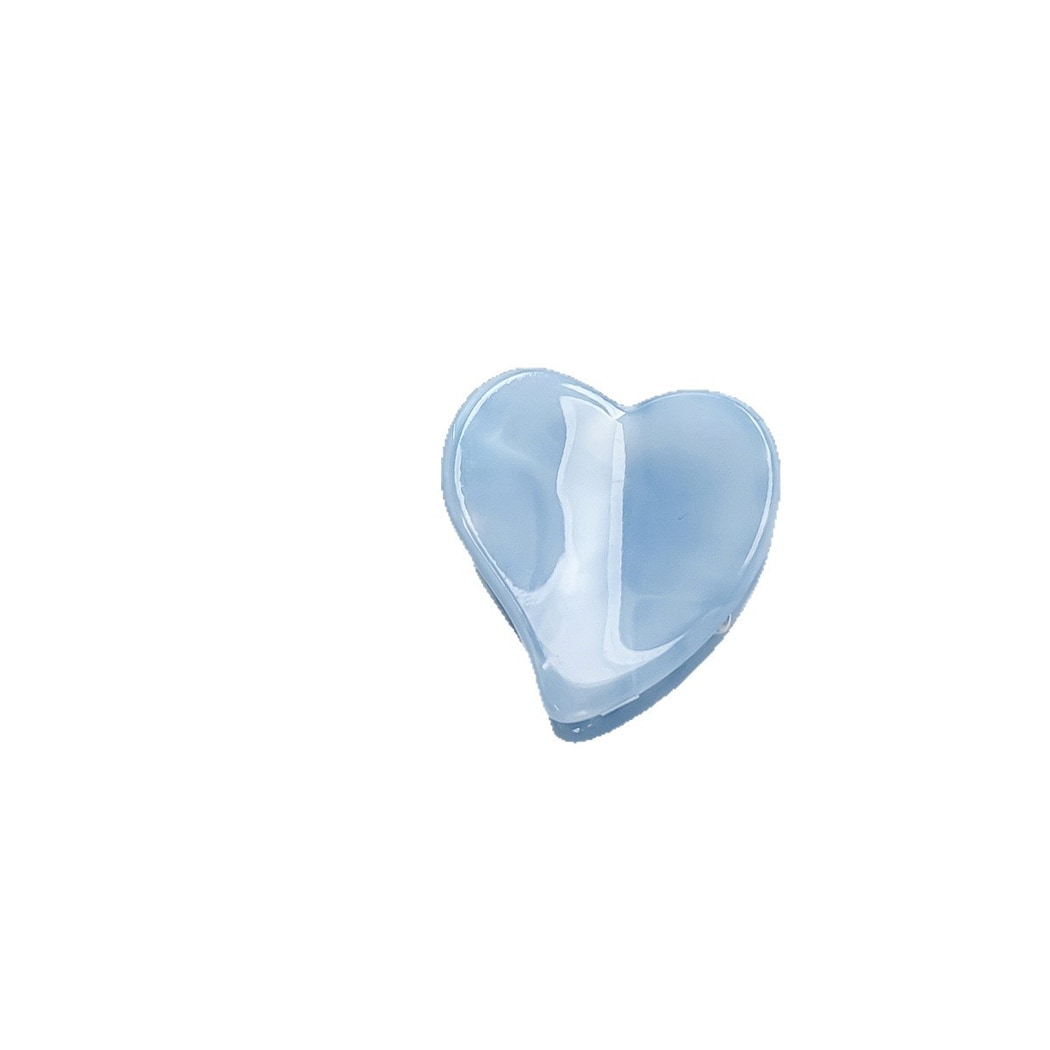 Beau - Muted Heart Shape Fashion Claw Clip