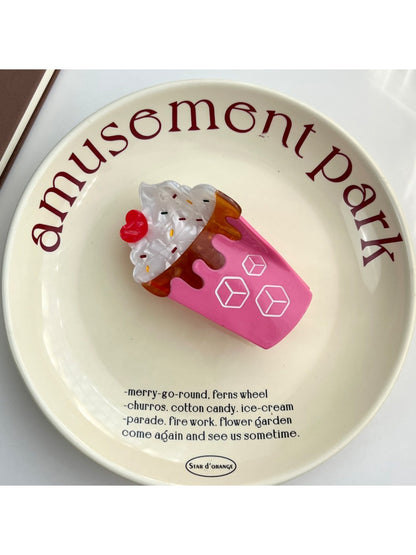 Beau - Ice Cream Acetate Hair Claw Clip