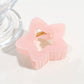 Beau - Sweet Style Star-Shaped Plastic Alloy Claw Clip