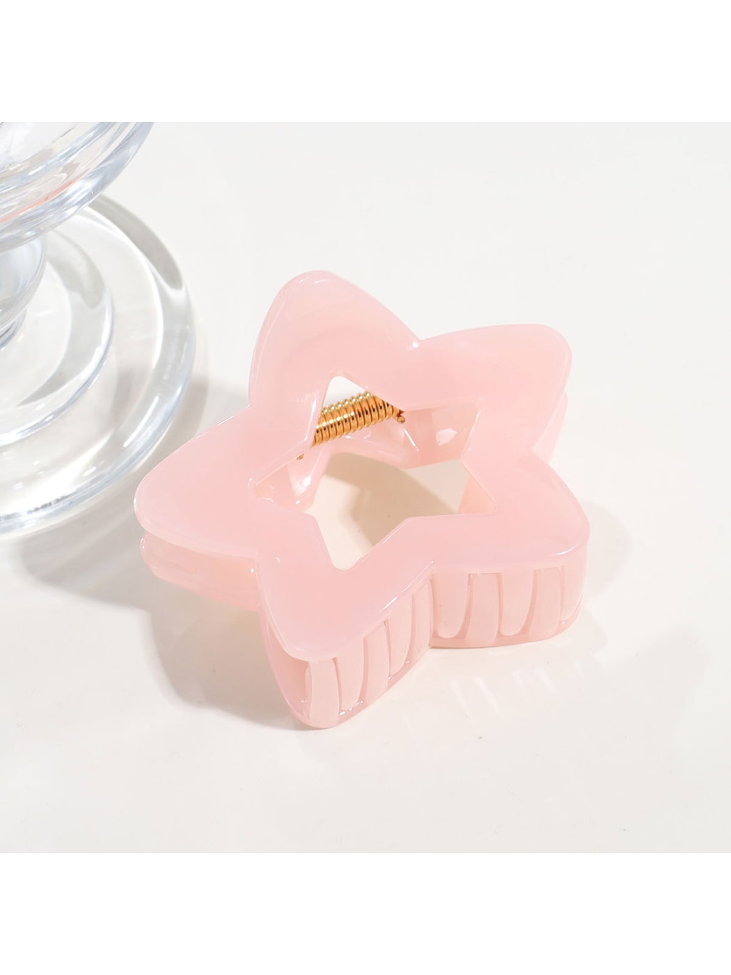 Beau - Sweet Style Star-Shaped Plastic Alloy Claw Clip