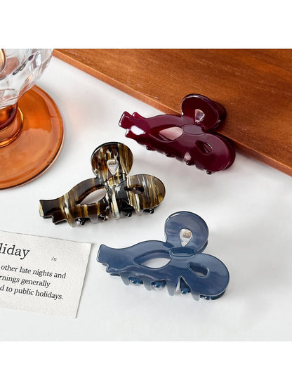 Beau - Acetate Bow Shaped Hollow Hair Clip