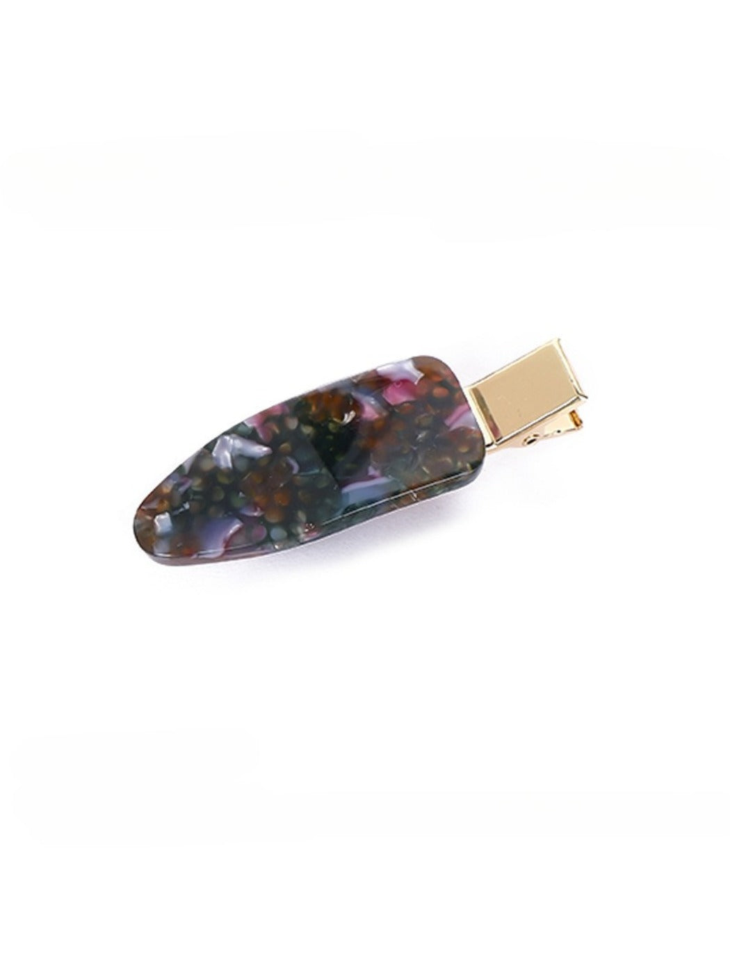Beau vintage textured hair clip close-up showing textured pattern and finish