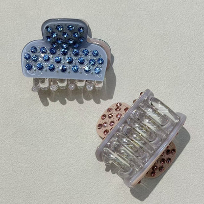 Beau - Shiny Rhinestone Tiny Hair Claw Clip
