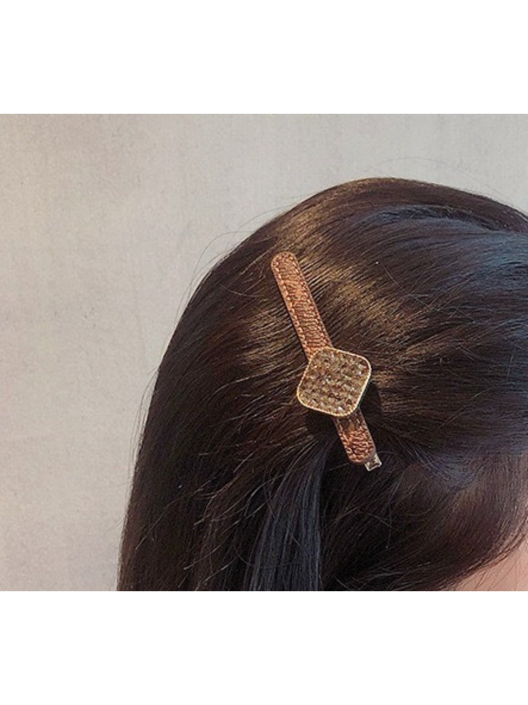Beau - Vintage Coffee Straight Hair Clip