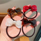 Gifty - Sweet Bow Design Acetate Finish Hair Tie