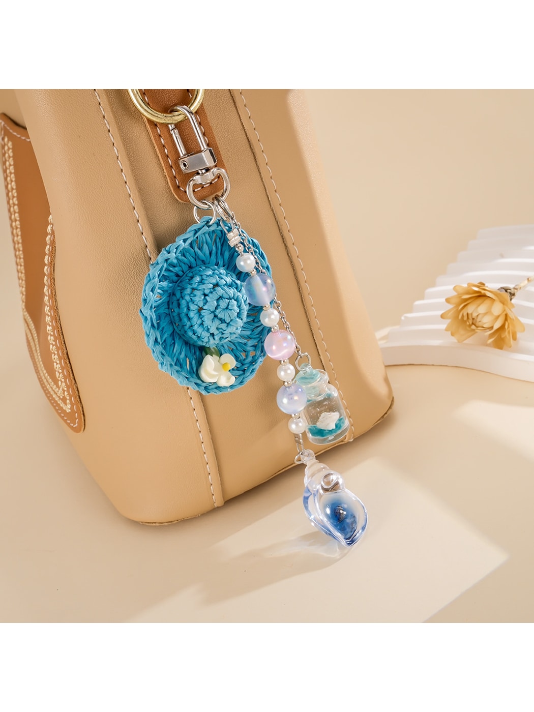 Keypus - Summer Style Acrylic Pendant Bag Charm Keychain