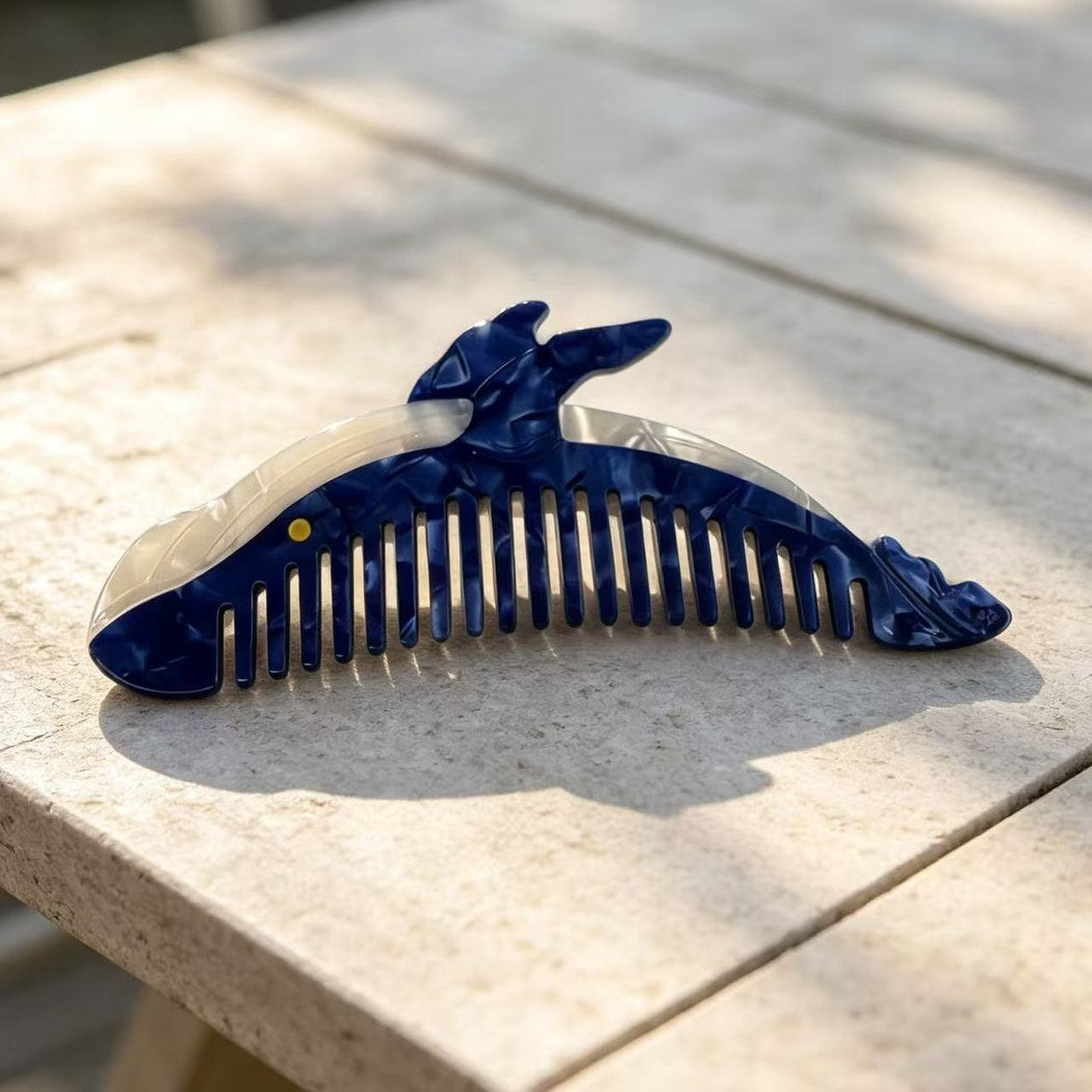 Camerow - Cute Acetate Animal and Food Hair Comb