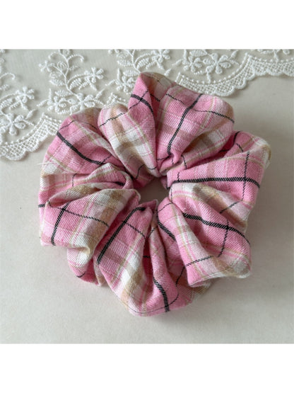 Gifty - Cute Vintage Plaid Hair Ties