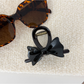 Beau - Glossy Bow Acetate Claw Hair Clip