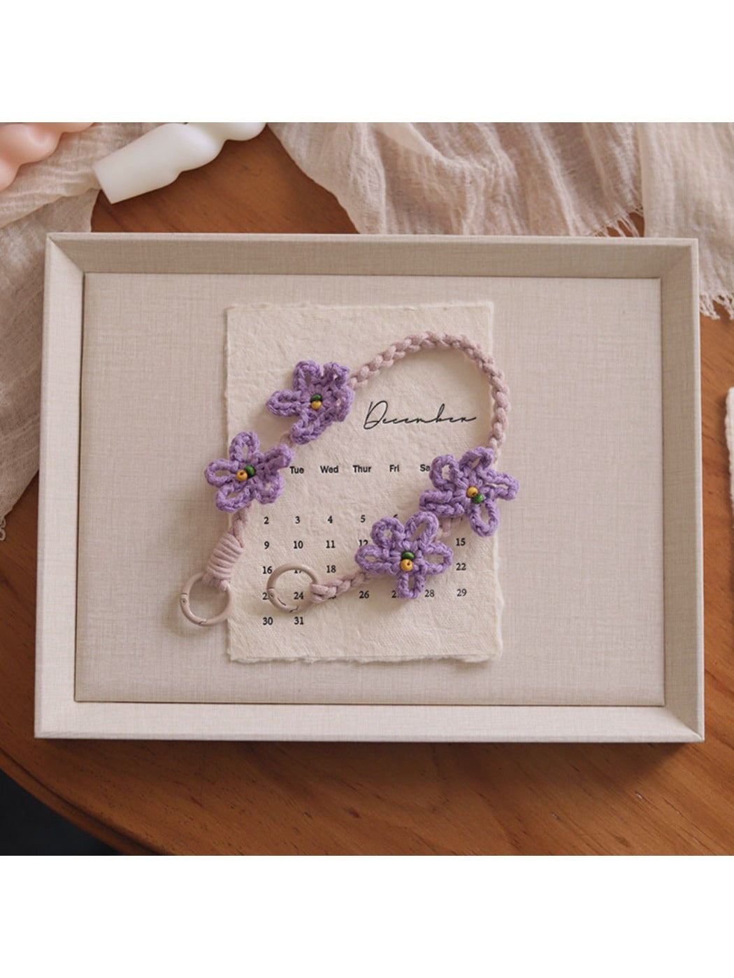 Keypus - Cute Flower Mobile Phone Lanyard