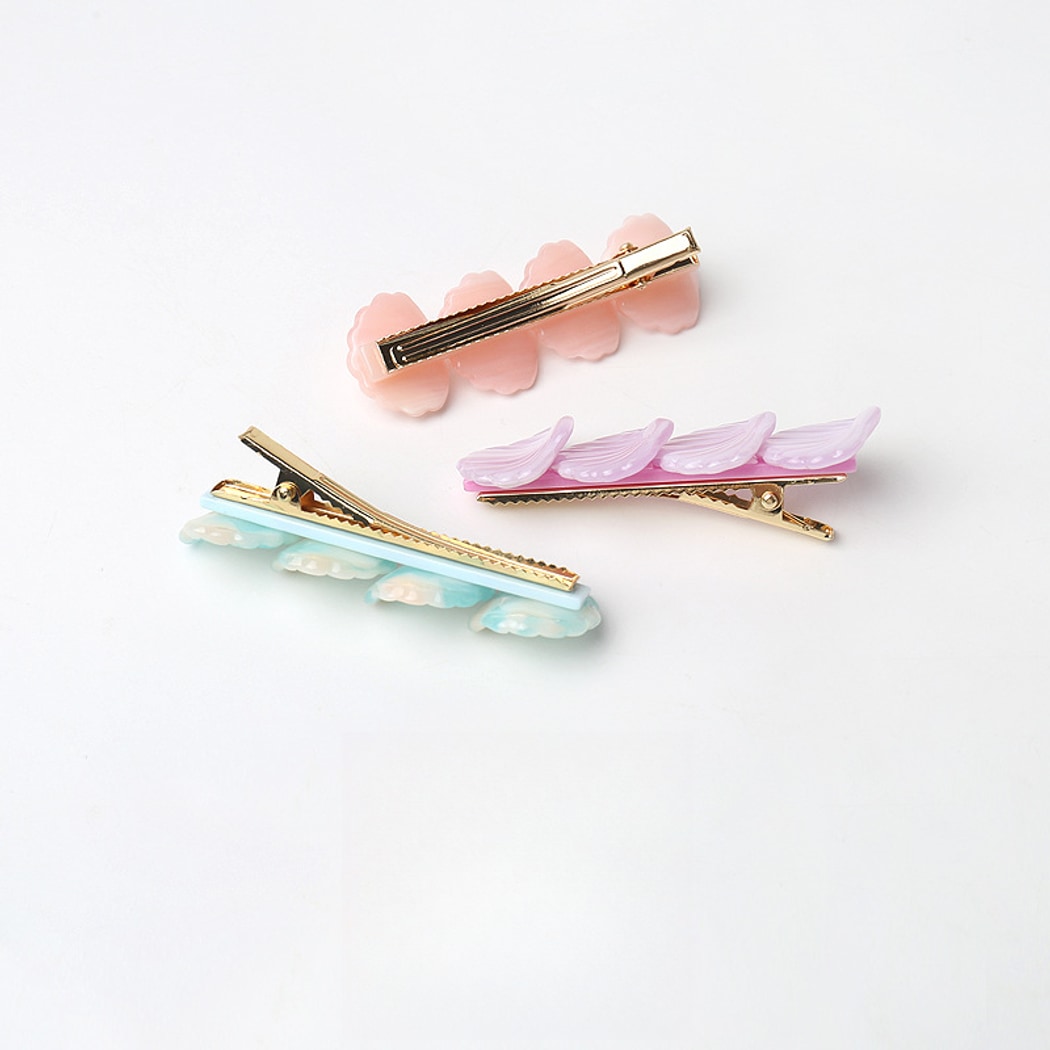 Beau - Sweet Acetate Scallop Motif Hair Clip