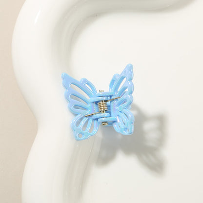 Beau - Openwork Butterfly Alloy Accent Claw Hair Clip