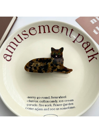 Beau - Lively Cartoon Cat Shaped Hair Clip