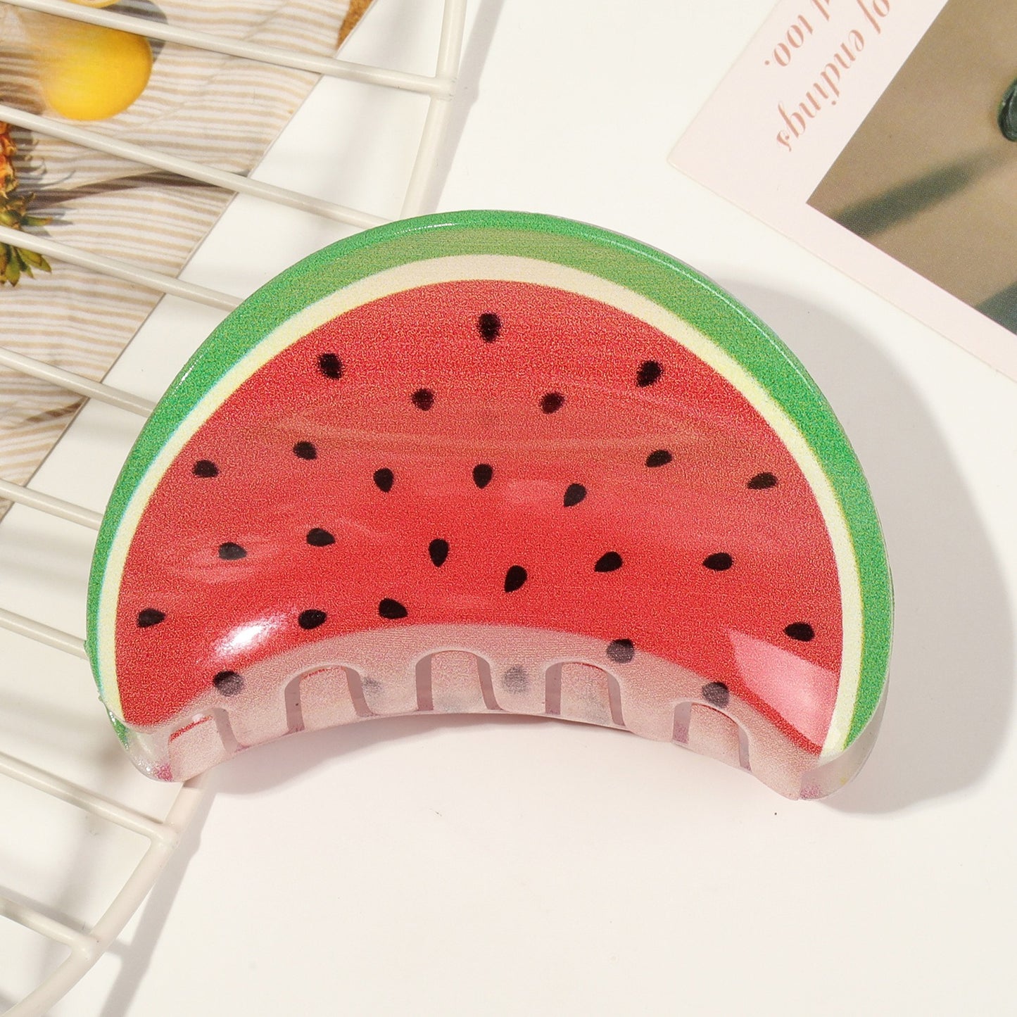 Beau - Cute Fruit Pattern Hair Claw Clip