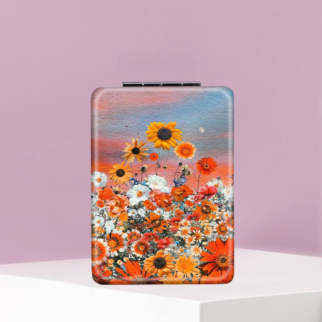 Mirroray - Butterfly Garden Travel Vanity Mirror
