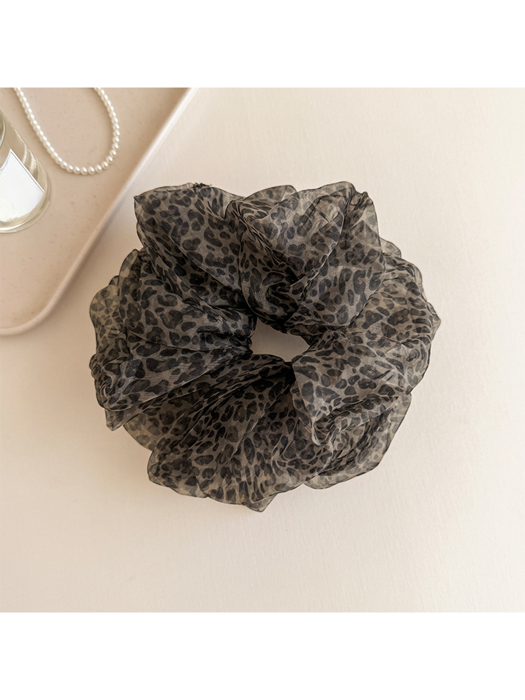 Gifty - Sweet Floral Organza Style Hair Scrunchie