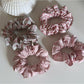 Gifty - Dainty Pink Plaid Scrunchie