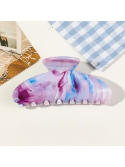 Beau - Marble Pattern Hair Claw Clip