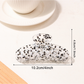 Beau - Heart Textured Half Round Claw Clip