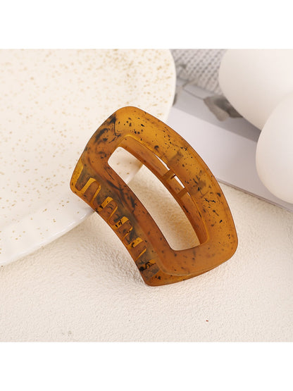 Beau - Brown Trendy Square Hair Clip