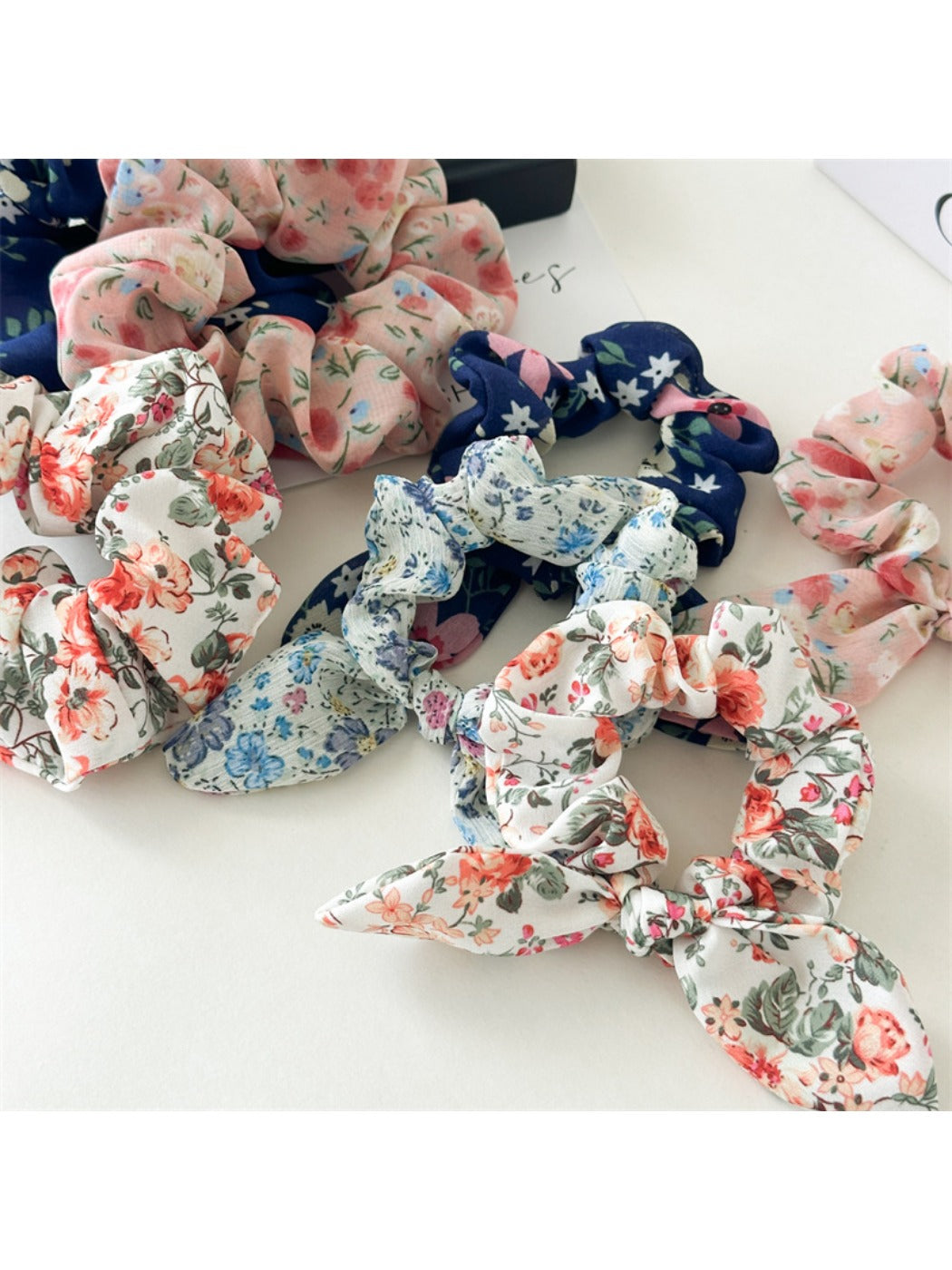 Gifty - Chiffon Floral Hair Scrunchie