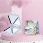 Mirroray - Abstract Pattern PU Folding Makeup Mirror