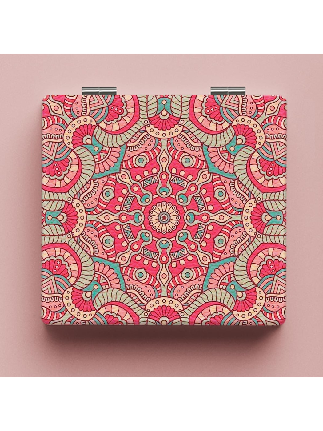 Mirroray - Patterned Foldable Compact Makeup Mirror