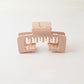 Beau - Minimal Square Open Notch Hair Claw Clip
