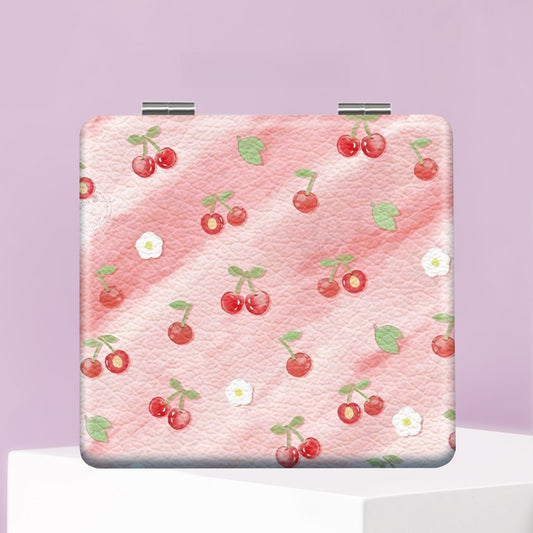 Mirroray - Cherry Print Foldable Pocket Makeup Mirror