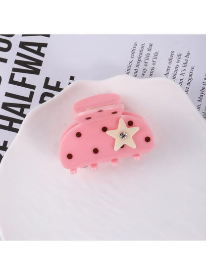 Beau - Polka Dot and Star Claw Clip