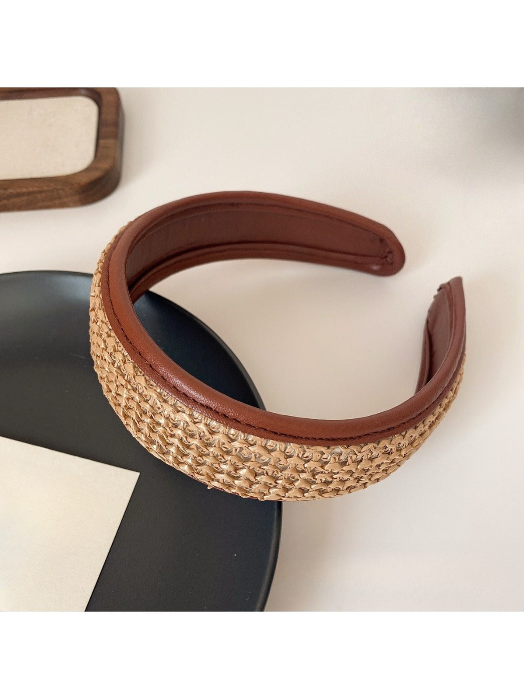 Gifty - Plaid Wide-Banded Headband