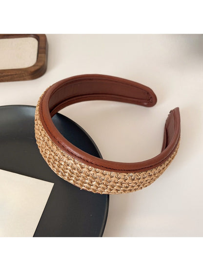 Gifty - Plaid Wide-Banded Headband