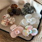 Beau - Floral Textured Acetate Board Claw Clip
