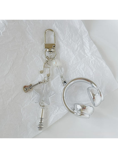 Keypus - Star Accent Headphone Bag Pendant Keychain