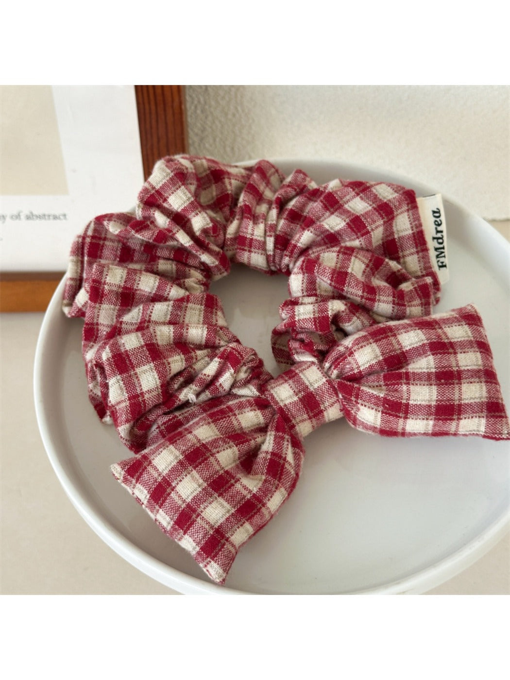 Gifty - Plaid Bow Hair Tie