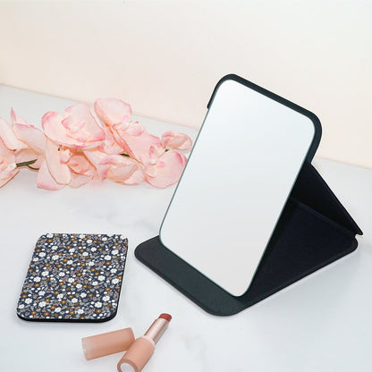 Mirroray - Double Sided Print Portable Folding Makeup Mirror