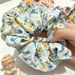 Gifty - Elegant Floral Print Polyester Scrunchie