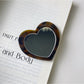 Keypus - Heart Shaped Mirror Comb Keychain