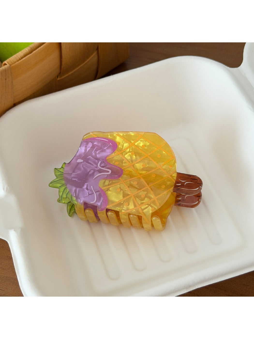 Beau - Cartoon Popsicle Fruit Acrylic Claw Clip
