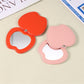 Mirroray - Apple Shaped Leather Makeup Mirror Rotating