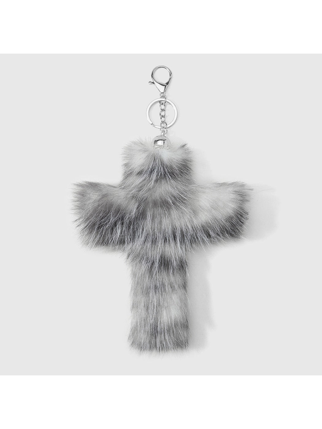 Keypus - Y2K Plush Cross Shape Bag Charm Keychain