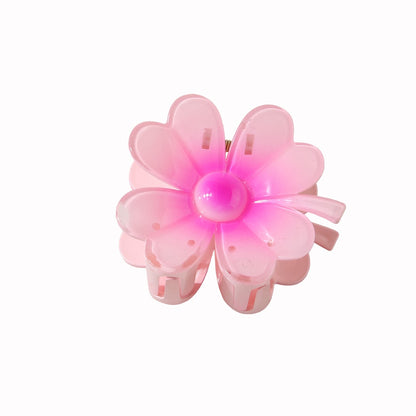 Beau - Layered Flower Petal Decorative Claw Clip