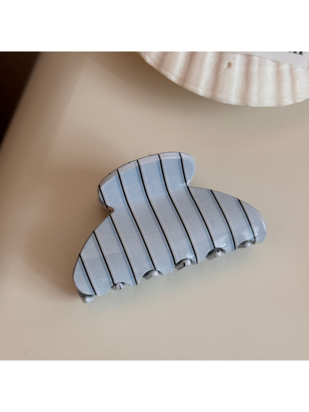 Beau - Colorful Stripe Pattern Acrylic Claw Clip