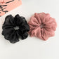 Gifty - Fluffy Sheer Fabric Mesh Look Scrunchie
