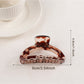 Beau - Minimalist Taupe Hair Claw Clip
