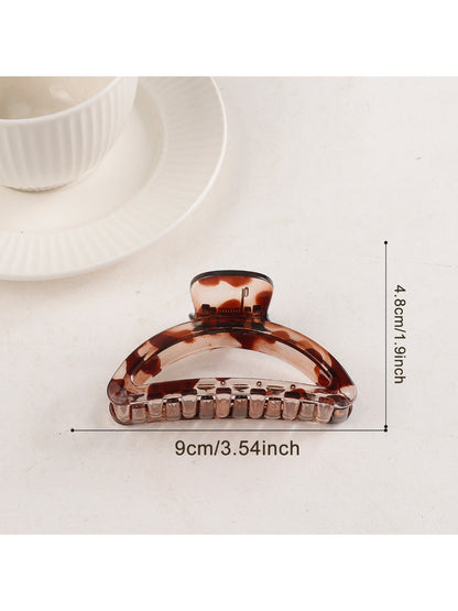 Beau - Minimalist Taupe Hair Claw Clip