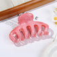 Beau - Marble Pumpkin Shaped Hair Claw Clip