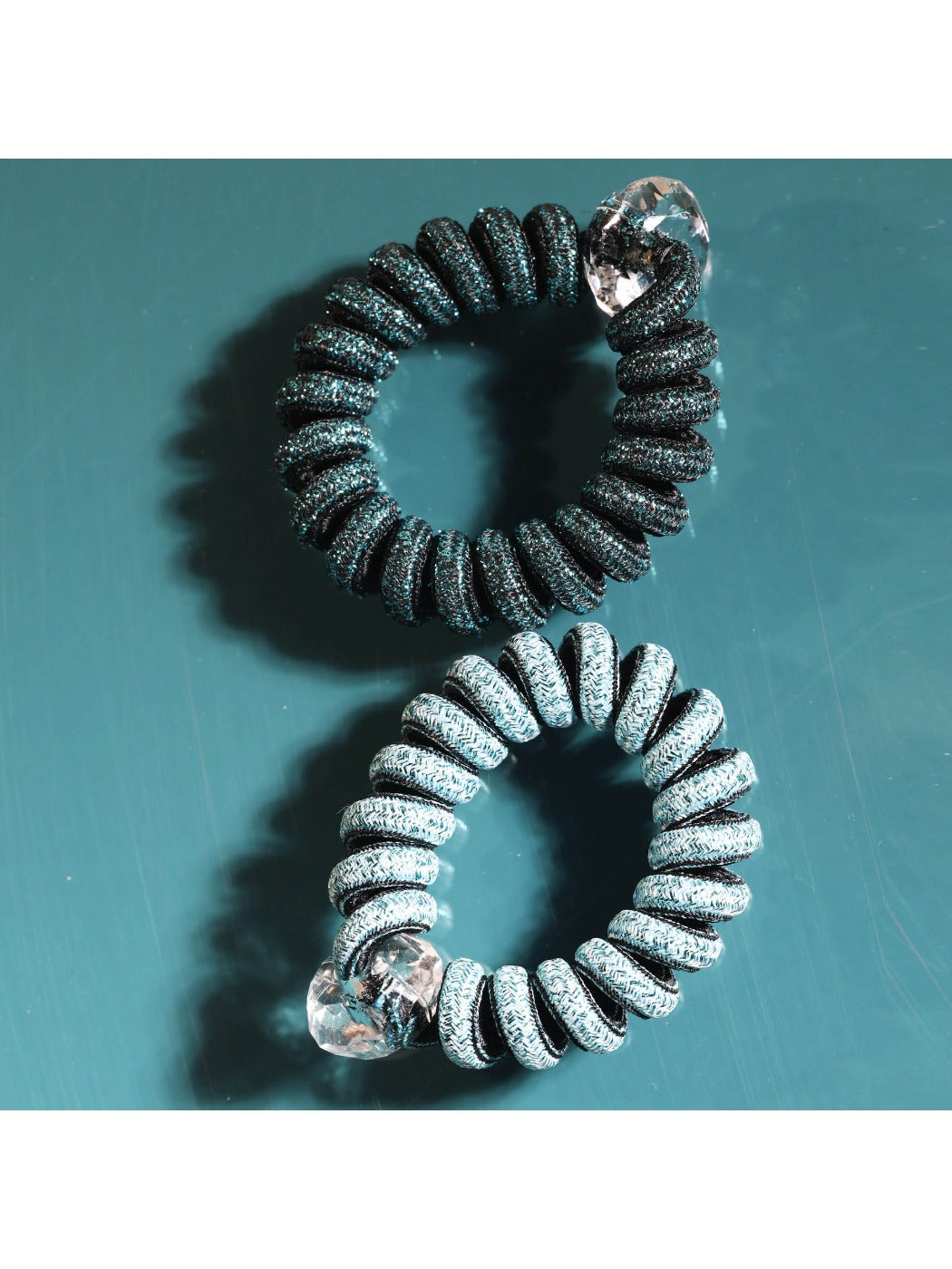 Gifty - Solid Color Spiral Hair Ties