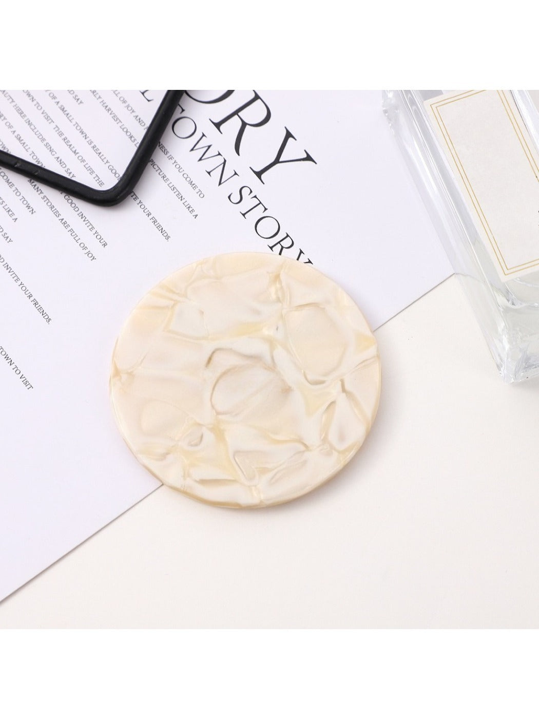 Mirroray - Multi Hued Round Compact Mirror