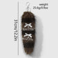 Keypus - Lace Bow Plush Tail Hanging Keychain